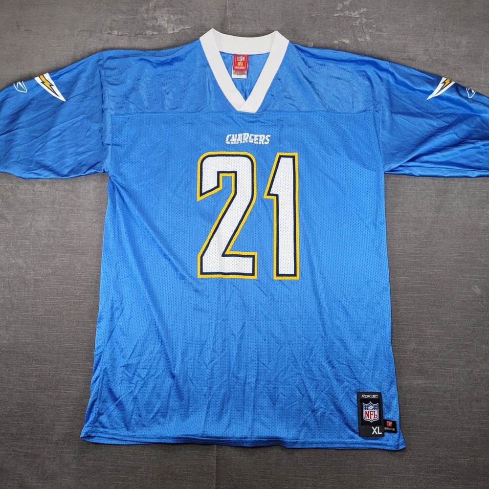 VTG Reebok‎ #21 LaDainian Tomlinson Powder Blue NFL San Diego Chargers Jersey